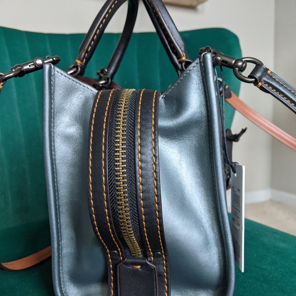 Coach Keith Haring Sequin Heart Rogue in Metallic Smoke! - Picture 3 of 14